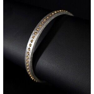 India Hicks Stud Bangle Womens Silver Single Bangle Minimalist Jewelry